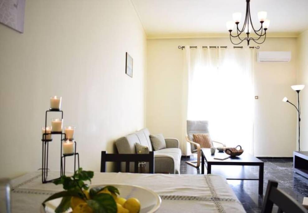 Marble Cool 2-Bedroom Down Town Yard House Kíssamos Exteriér fotografie